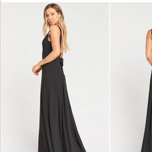 Show Me Your Mumu Jenn Maxi NWOT black chiffon